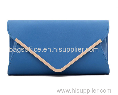 Simple design fashion ladies clutch bag purse