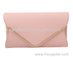 Simple design fashion ladies clutch bag purse