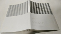 Foil paper cover fashion magazine with flaps printing