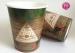 Custom Print 32oz Flower Paper Pot For Plant 1000ML Volume