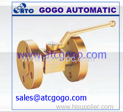 high pressure 2 ways hydraulic flange ball valve