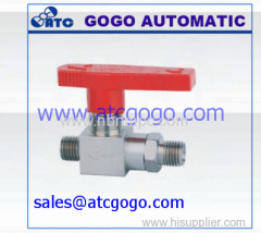 2 ways high pressure 315 bar hydraulic needle valve