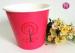 36oz Christmas Decorating Single Wall Paper Plant Pot Red Color