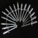 color aluminium open end blind rivet