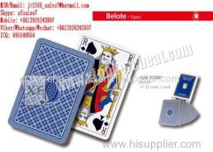XF Belote Plastic Playing Poker Cards With Markings On The Sides Or The Backs Of Cards For Poker Analyzer
