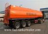3 - Axle 40CBM fuel tanker / oil diesel transport truck semi tank trailer