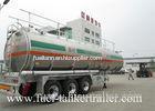 3 Axle 40000liter aluminum alloy 5083 fuel tanker truck trailer