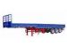 3 Axle cargo semi trailer with 3mm Diamond or flat Platform to transport heavy bulk materials