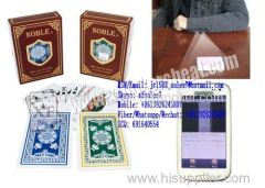 XF NOBLE T-1802 playing poker cards for contact lenses or for poker predictors