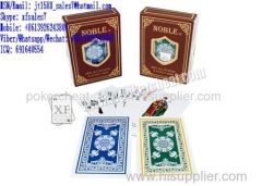 XF NOBLE T-1802 playing poker cards for contact lenses or for poker predictors