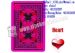 XF NOBLE T-1802 playing poker cards for contact lenses or for poker predictors