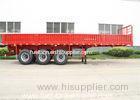 3 Alxe cargo side wall trailer with16 U shaped steel or I shaped steel side beam