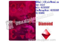 XF Indian Bonus playing cards made of plastic material for UV contact lenses
