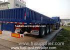 3 Axles Side wall type cargo semi trailer for Cargo Transportation with Q345B steel main beam materi