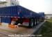 3 Axles Side wall type cargo semi trailer for Cargo Transportation with Q345B steel main beam materi
