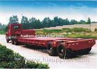 Professional 3 Axle 50 tons heavy duty low bed hydraulic equipment trailer