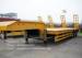 OEM 3 - axle Low Bed Semi Trailer equipment for Transport excavator