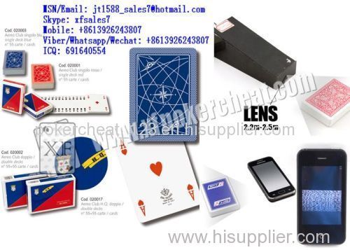 XF Aereo Club plastic marked cheating playing cards for poker predictors
