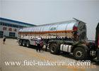 SHENGRUN aluminum alloy fuel tanker trailer / oil tanker trailer