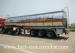 Tri - axle stainless steel fuel tanker trailer for corrosive material transportation