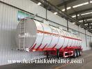 50-60CBM Fuel / Oil Tank Semi Truck Trailer For Sale ( Volume / Axle Optional )