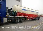 WEICHAI diesel engine 2 or 3 axles bulk cement tank semi trailer
