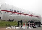 Tri - axle 56000L gas transport LNG Semi Trailer JB/T4738-2007 Cryogenic liquid tanker