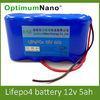 Solar Lighting Lithium Deep Cycle Battery Safety Banlance Charge and Discharge 1.5kg Weight