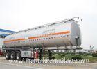 3 Axles carbon steel fuel tank semi trailer / gasoline tank trailer