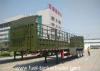 Shandong Shengrun Brand Tri - axle side wall trailer with heavy duty manual operating landing gear