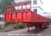 Carbon Steel Material Side Wall Trailer / Flatbed Semi-trailer /3 Axle Truck Trailer Transport Bulk
