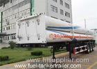 3 Axle 25.02 CBM 6 / 9 Tube CNG Tank Trailer Truck with Cylinder and connecting device