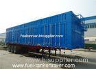 3 Axle 30 - 60 Ton Cargo Box Truck Trailer with 600 - 2300mm Side wall height