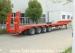 100Ton loading capacity Low Bed Semi Trailer with Four Axle Hydraulic Gooseneck