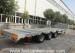 Tri Axle 60T Low Bed Truck Trailer low loader trailer with 4S / 2M ABS
