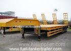 13000*3000*1700 Size and Steel Material 13m 60 ton low bed semi trailer