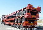 Three or more axles low bed semi trailer with low loader chassis
