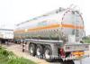 30 - 60CBM Aluminum Alloy Fuel Crude Oil Tanker Trailers 50000 Liters