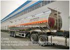 50CBM Aluminum Alloy Fuel Tanker Trailer / Petroleum Tank Trailers