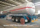 tri axle 58.5 cbm 25ton gas tank trailer / shengrun lpg gas trailer / bulk lpg trailer