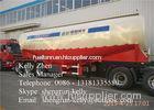 Q235B Tri - axle Bulk Cement Powder Semi Tank Trailers With Diesel Engine