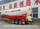 45CBM Multi Axle 50 ton Cement bulk tanker trailers with Big capacity water tank