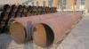 Black Painted LSAW / ERW Welded Seamless Carbon Steel Pipe For Construction