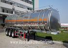 45000 Litres Diesel Fuel Petrol Oil Tanker Semi Trailer / Truck Semitrailer