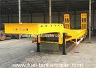 60 ton loading capacity lowboy Semi Truck Trailer with two ladders