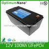 Solar Energy Storage Lithium 12V 100Ah Deep Cycle Battery Long Cycle Lifespan