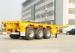 2 Axles 40 Foot Skeleton Shipping Container Chassis With 12pcs Screw Lock