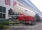 Q235B Three Axle bulk cement semi trailer with Mechanical suspension