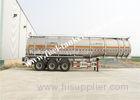 Cylindrical shape 50CBM fuel tanker trailer with 6mm Carbon steel end plate