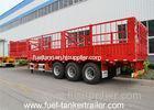 3 axles cargo side fance semi trailer for animal transportation